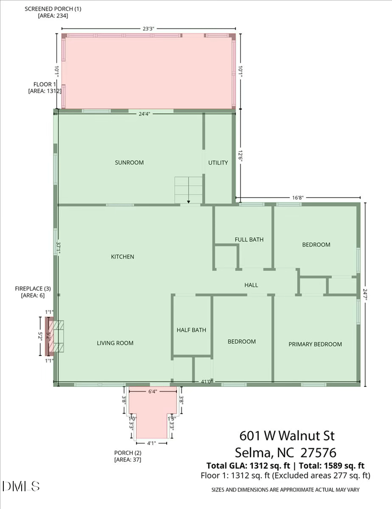 601 Walnut St, Selma, NC 27576