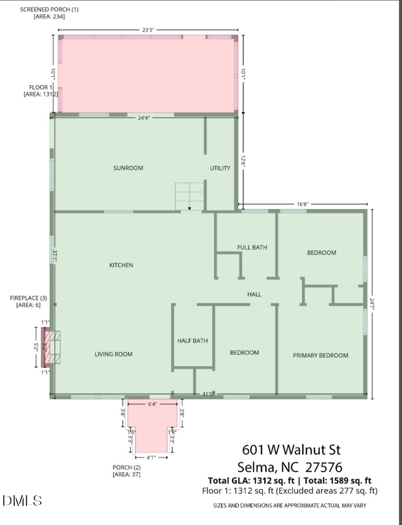 601 Walnut St, Selma, NC 27576