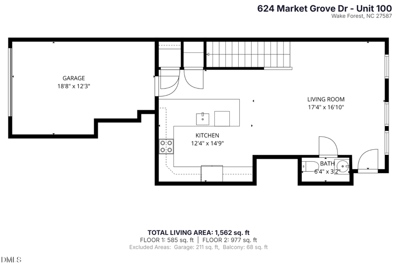 604 Market Grove Dr #100, Wake Forest, NC 27587