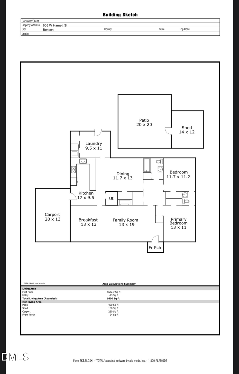 606 Harnett St, Benson, NC 27504