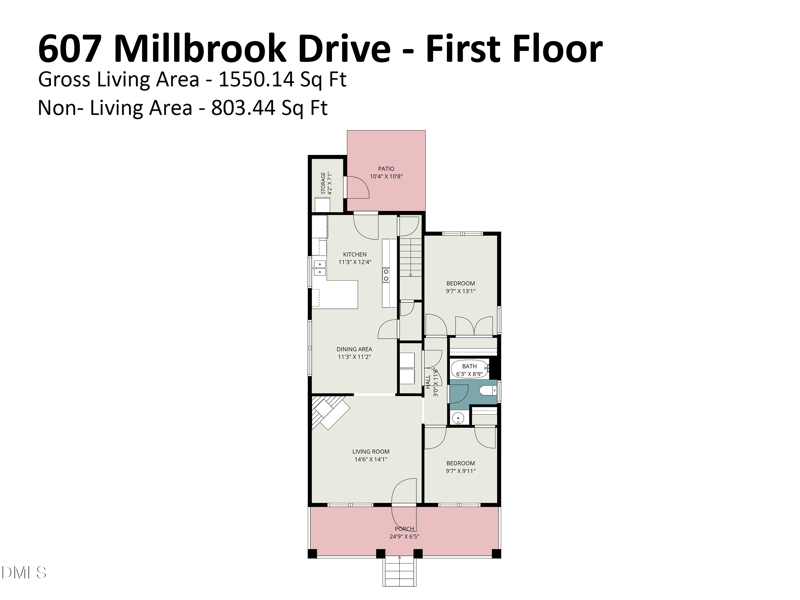 607 Millbrook Dr, Pittsboro, NC 27312