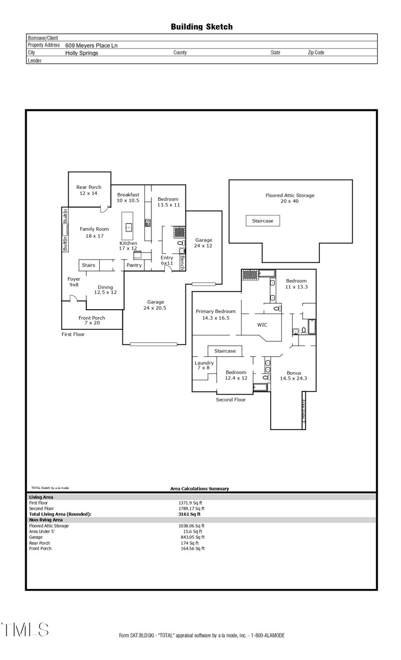 609 Meyers Place Ln, Holly Springs, NC 27540