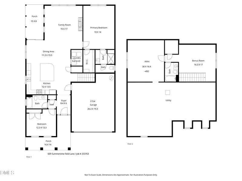 609 Summertime Field Ln, Wake Forest, NC 27587