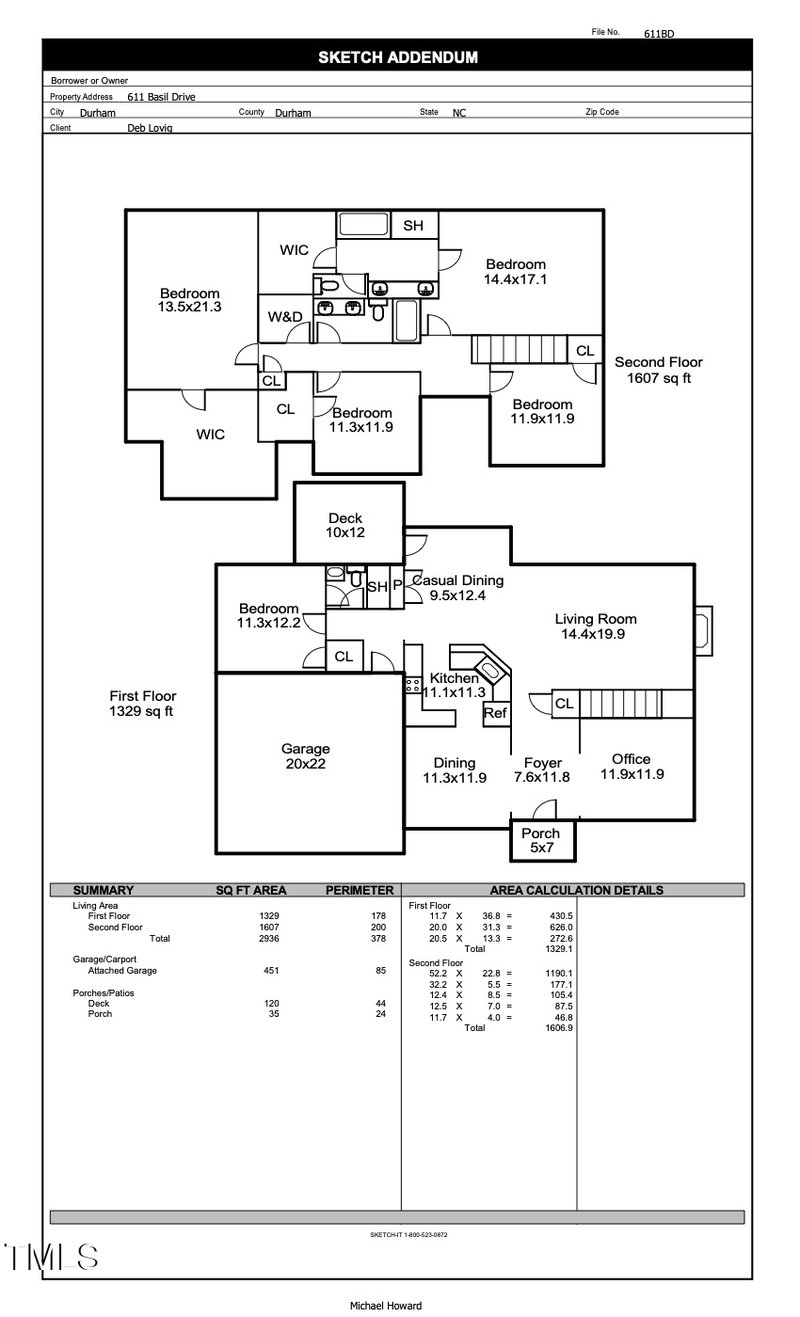 611 Basil Dr, Durham, NC 27713
