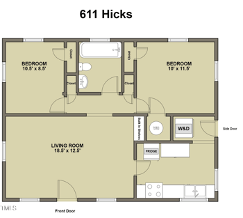 611 Hicks St, Durham, NC 27705