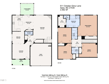 611 October Glory Ln, Apex, NC 27539