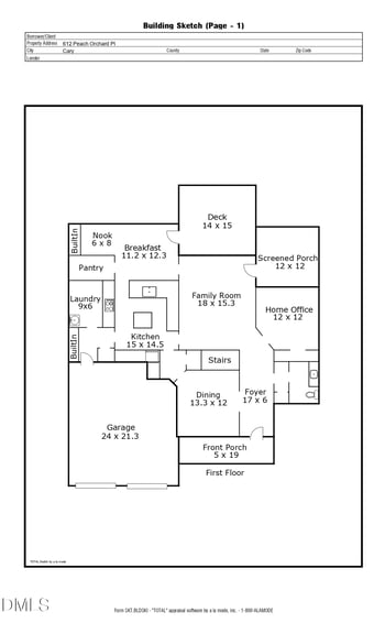 612 Peach Orchard Pl, Cary, NC 27519