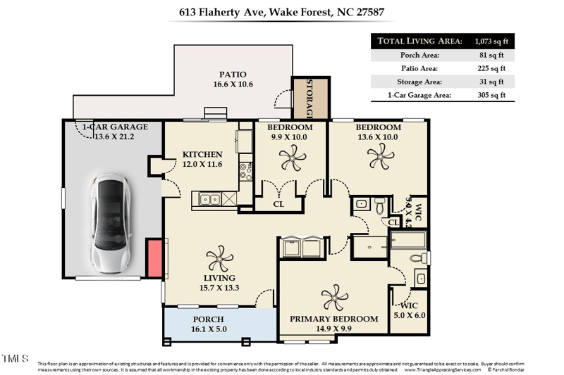 613 Flaherty Ave, Wake Forest, NC 27587