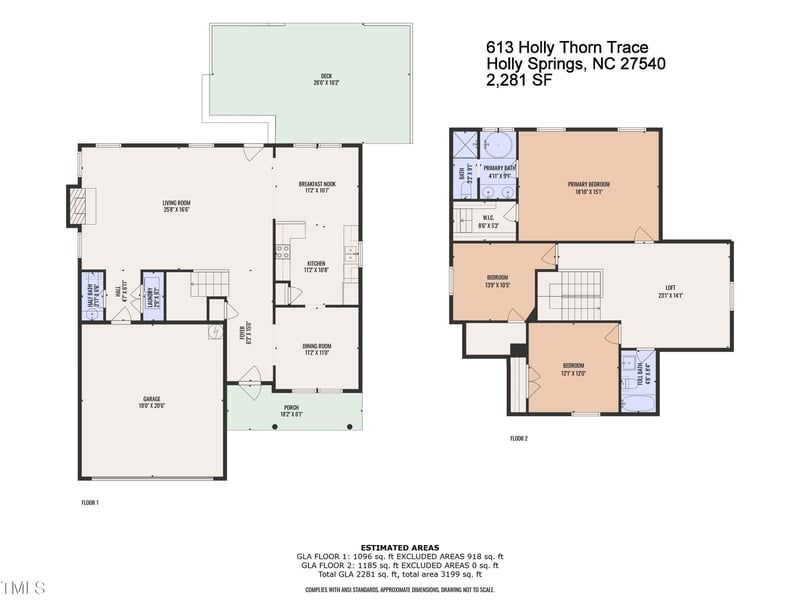 613 Holly Thorn, Holly Springs, NC 27540