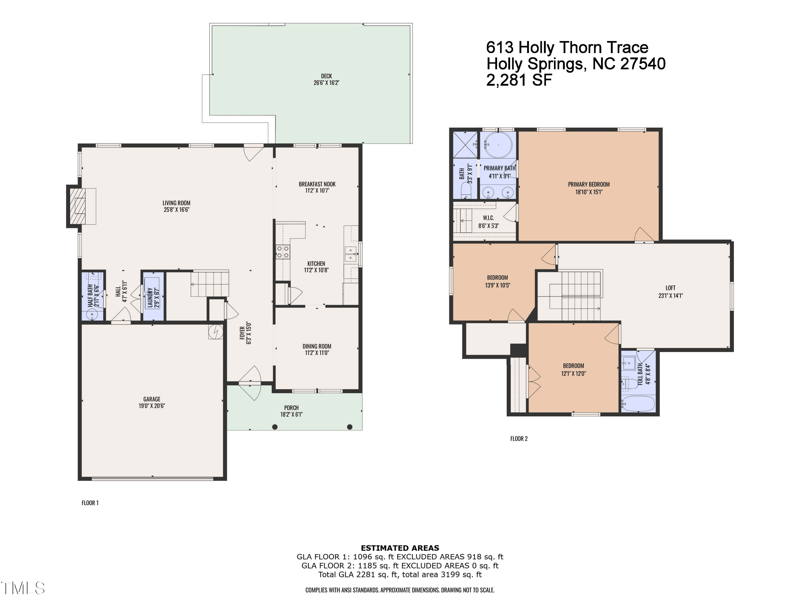 613 Holly Thorn, Holly Springs, NC 27540
