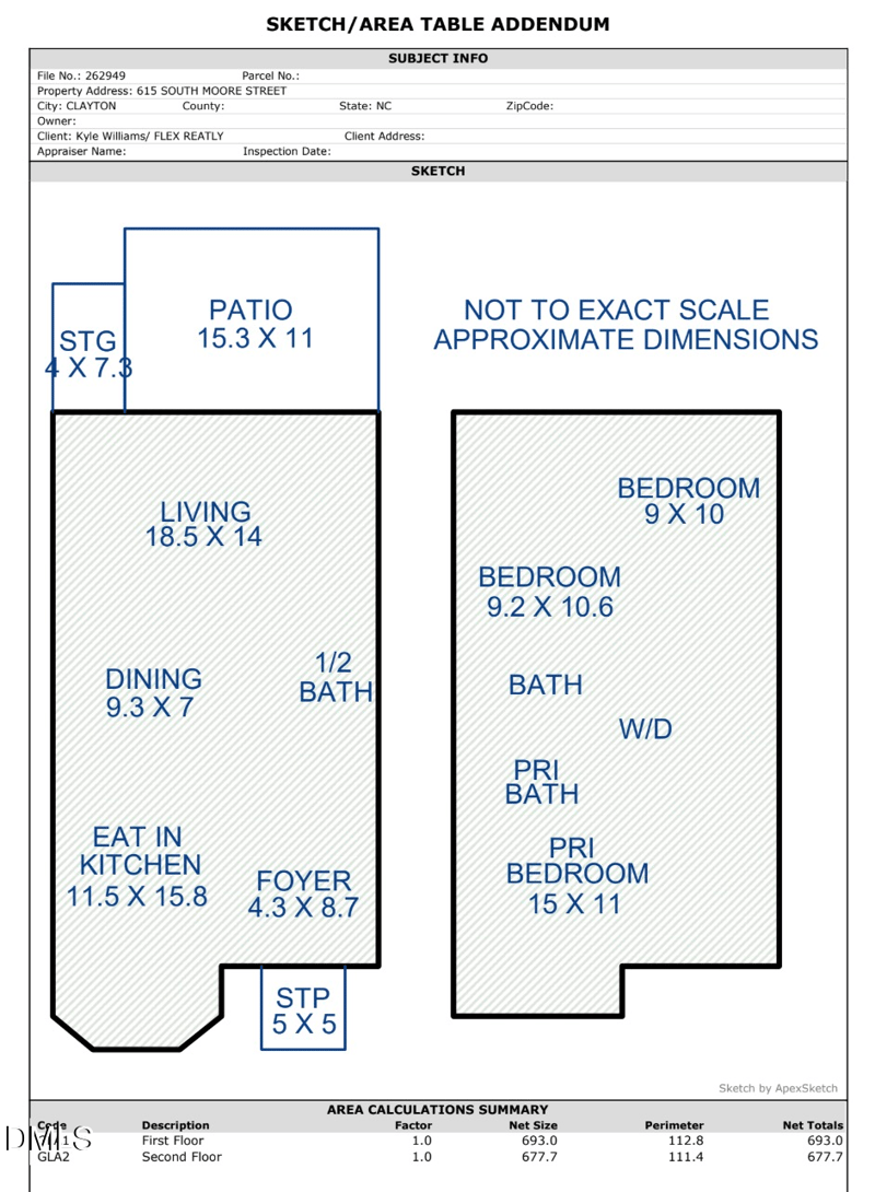 615 Moore St, Clayton, NC 27520