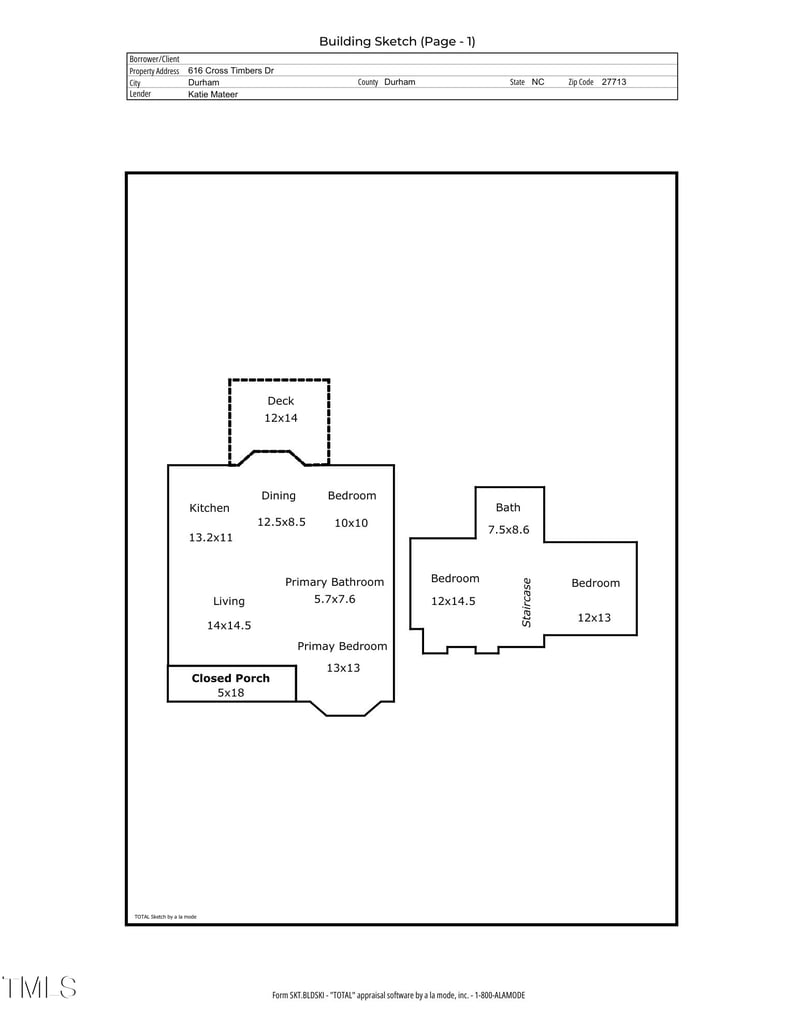 616 Cross Timbers Dr, Durham, NC 27713