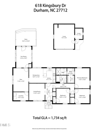 618 Kingsbury Dr, Durham, NC 27712