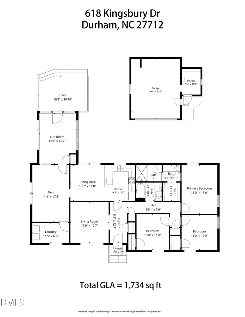 618 Kingsbury Dr, Durham, NC 27712