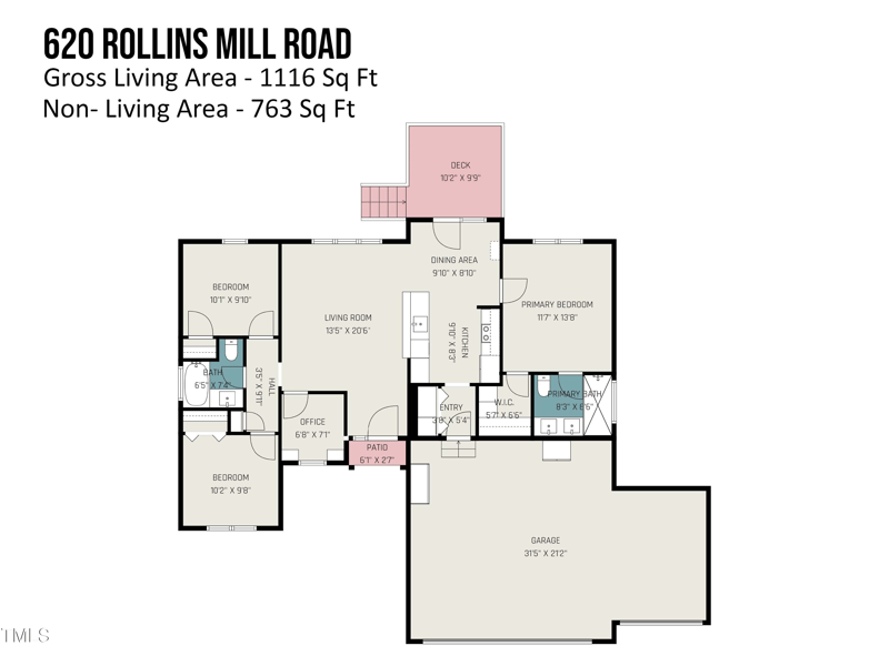620 Rollins Mill Rd, Holly Springs, NC 27540