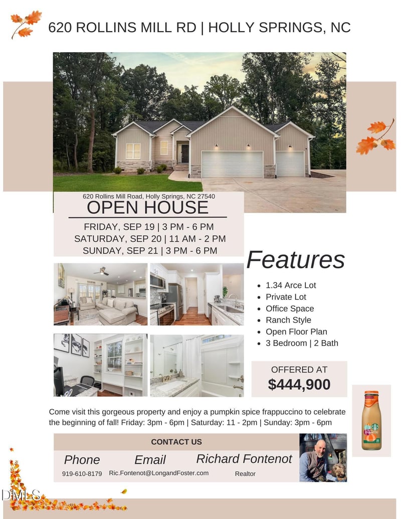620 Rollins Mill Rd, Holly Springs, NC 27540