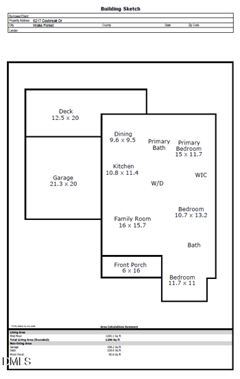 6217 Daybreak Dr, Wake Forest, NC 27587