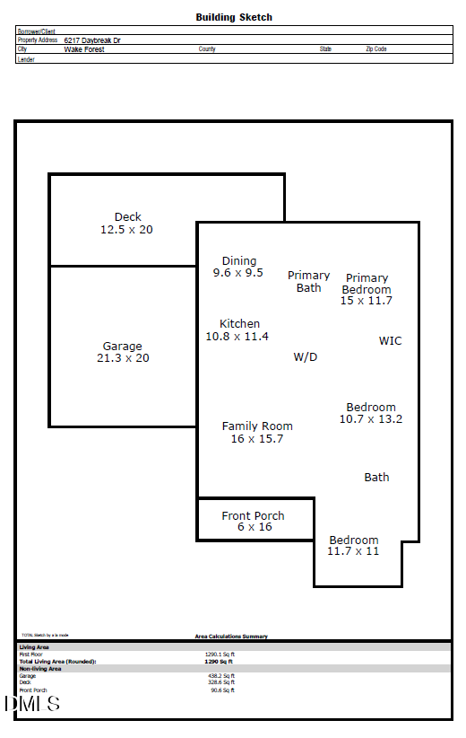 6217 Daybreak Dr, Wake Forest, NC 27587