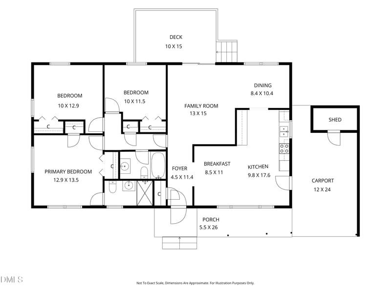 6223 Dello St, Durham, NC 27712