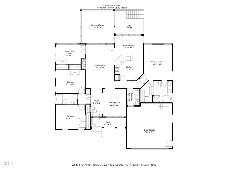 628 Sarah Lawrence Ct, Raleigh, NC 27609