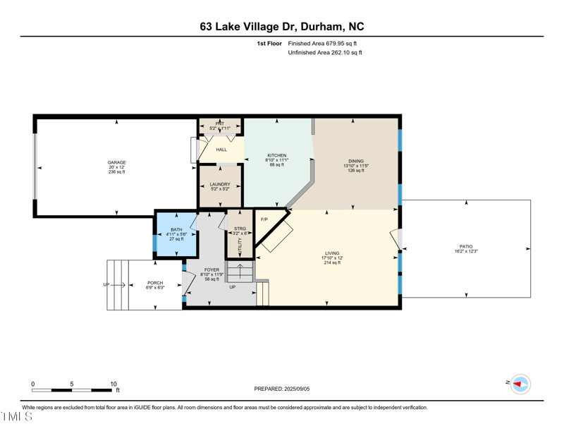 63 Lake Village Dr, Durham, NC 27713