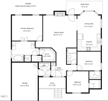 6304 Amhurst Rd, Durham, NC 27713