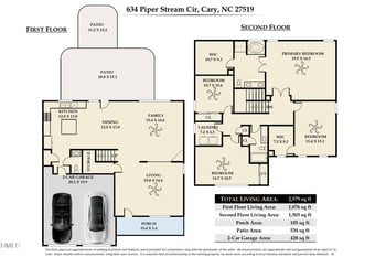 634 Piper Stream Cir, Cary, NC 27519