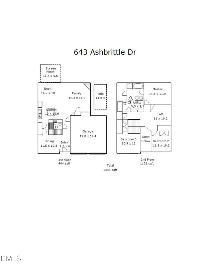 643 Ashbrittle Dr, Rolesville, NC 27571