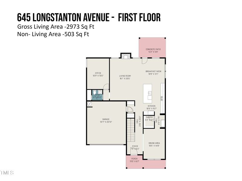 645 Longstanton Ave, Zebulon, NC 27597