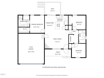 65 Spencers Gate Dr, Youngsville, NC 27596