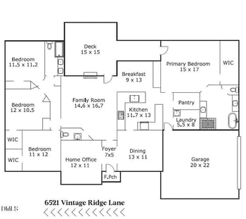 6521 Vintage Ridge Ln, Fuquay Varina, NC 27526