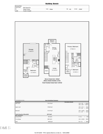 654 Gimari Dr, Wake Forest, NC 27587