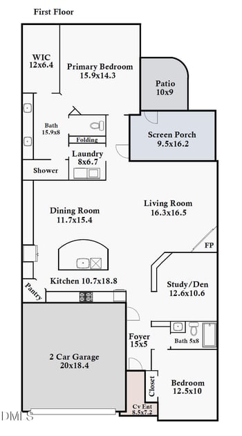66 Middleton Pl, Chapel Hill, NC 27516