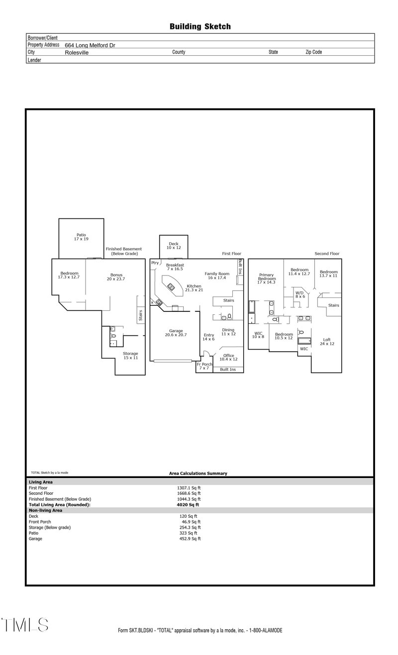 664 Long Melford Dr, Rolesville, NC 27571