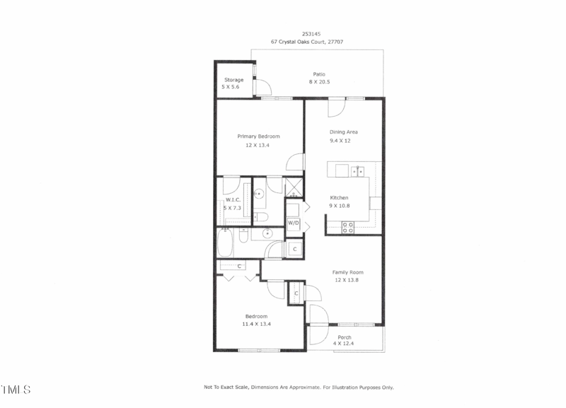 67 Crystal Oaks Ct, Durham, NC 27707