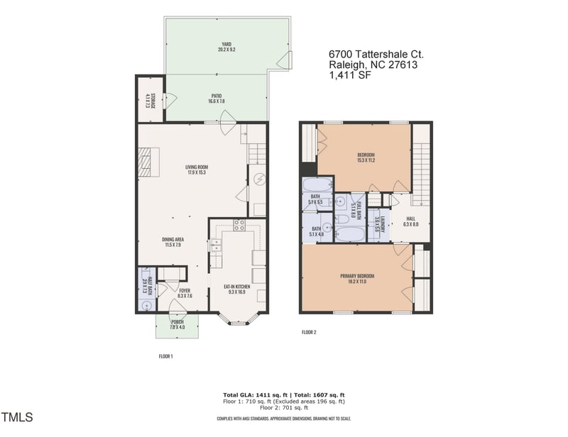 6700 Tattershale Ct, Raleigh, NC 27613
