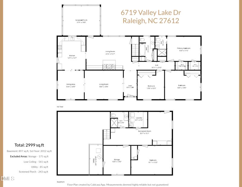 6719 Valley Lake Dr, Raleigh, NC 27612
