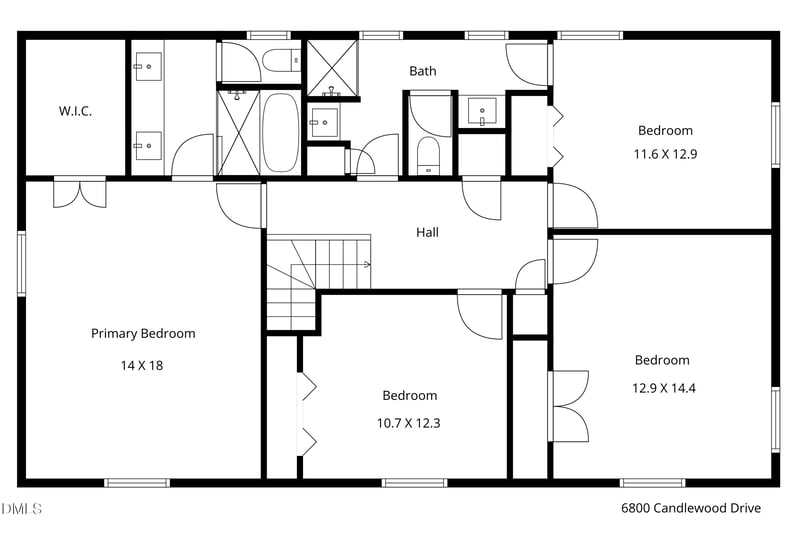 6800 Candlewood Dr, Raleigh, NC 27612