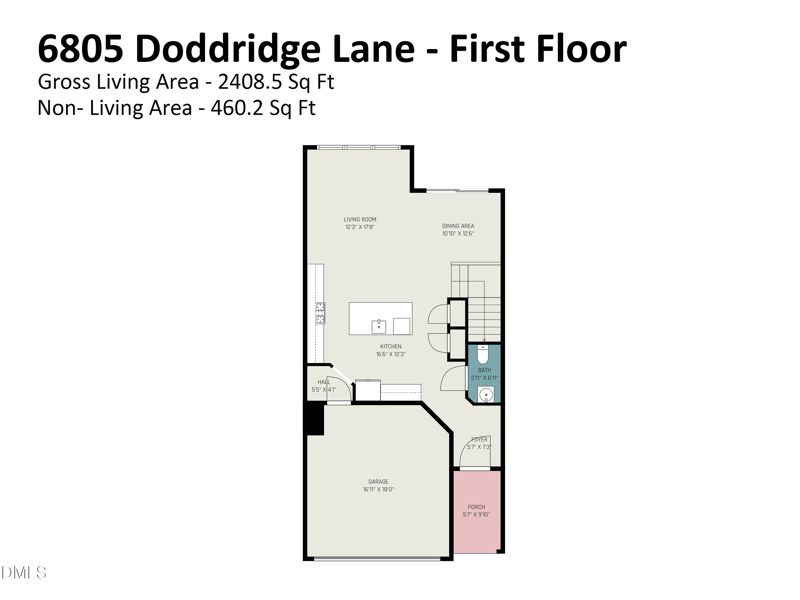 6805 Doddridge Ln, Cary, NC 27519