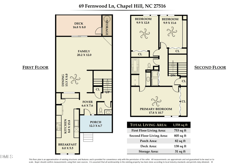 69 Fernwood Ln, Chapel Hill, NC 27516