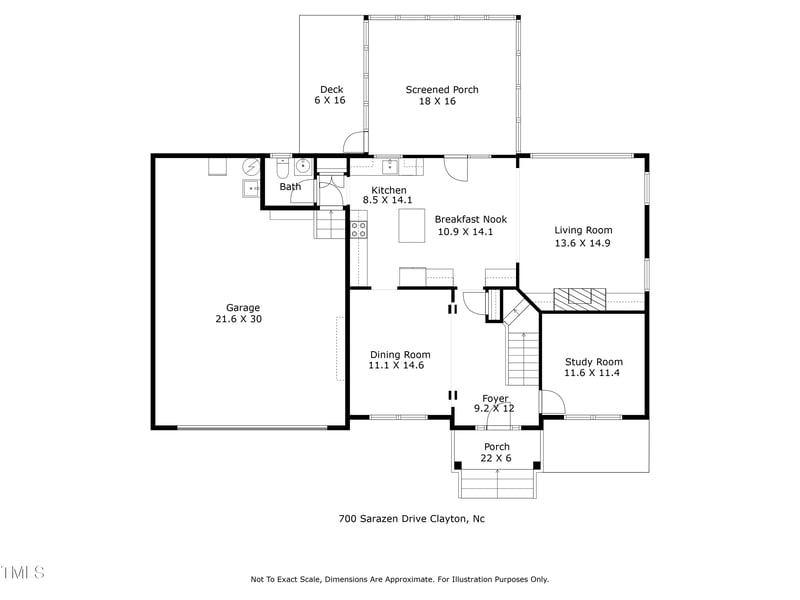 700 Sarazen Dr, Clayton, NC 27527