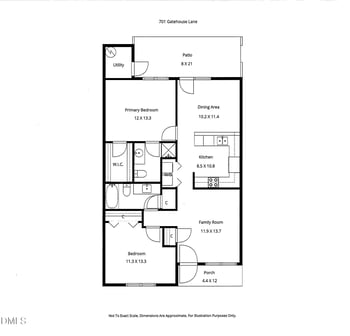 701 Gatehouse Ln, Durham, NC 27707