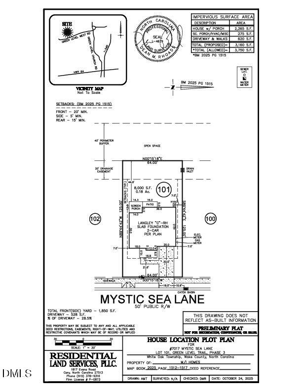 7017 Mystic Sea Ln Lot 101, Apex, NC 27523