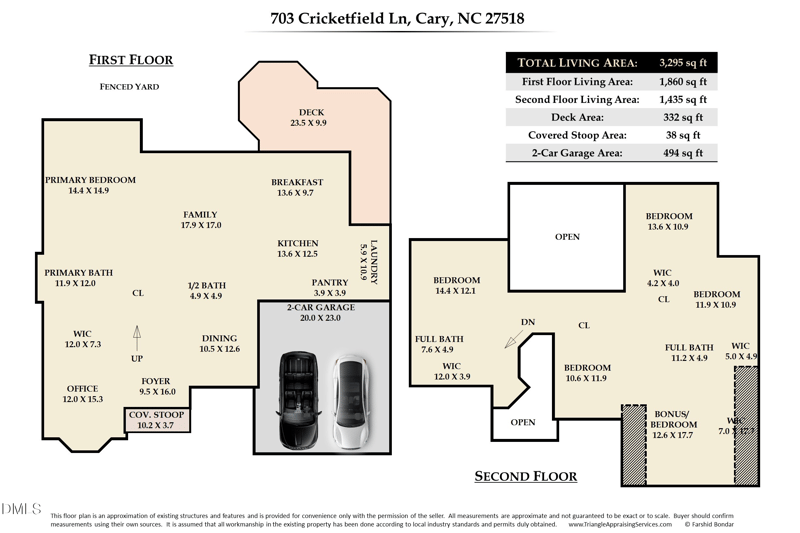 703 Cricketfield Ln, Cary, NC 27518