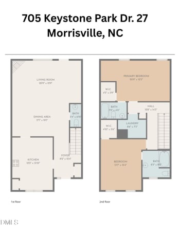 705 Keystone Park Dr #27, Morrisville, NC 27560
