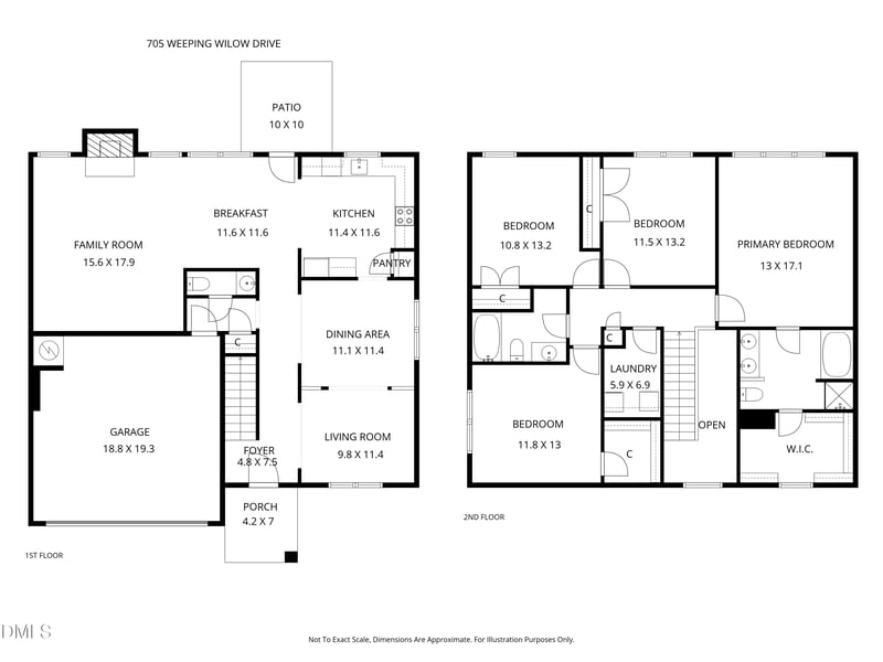 705 Weeping Willow Dr, Durham, NC 27704