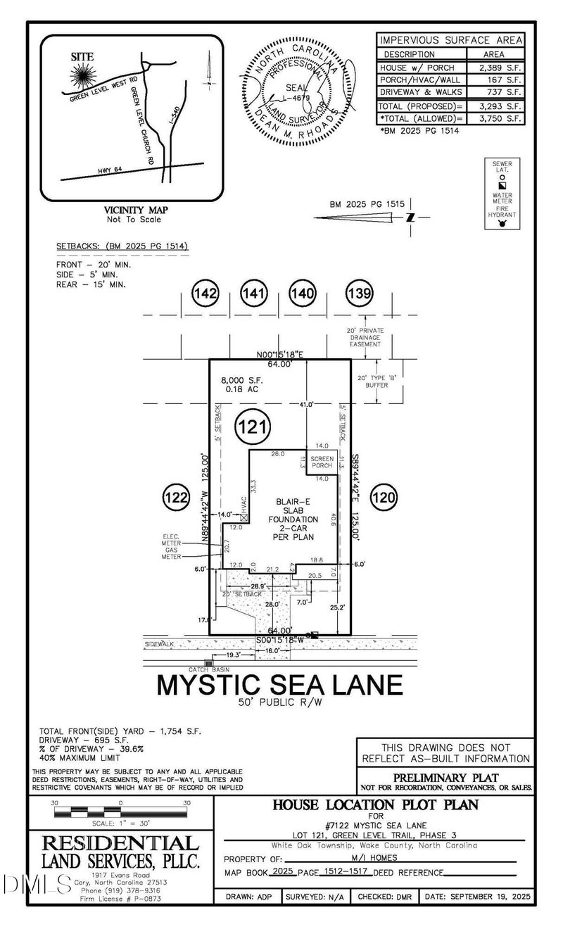 7122 Mystic Sea Ln Lot 121, Apex, NC 27523