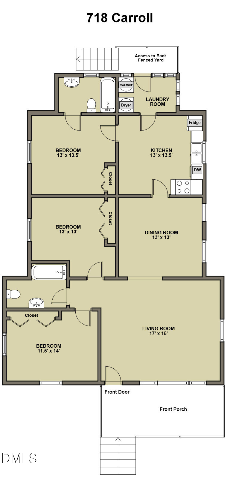 718 Carroll St, Durham, NC 27701