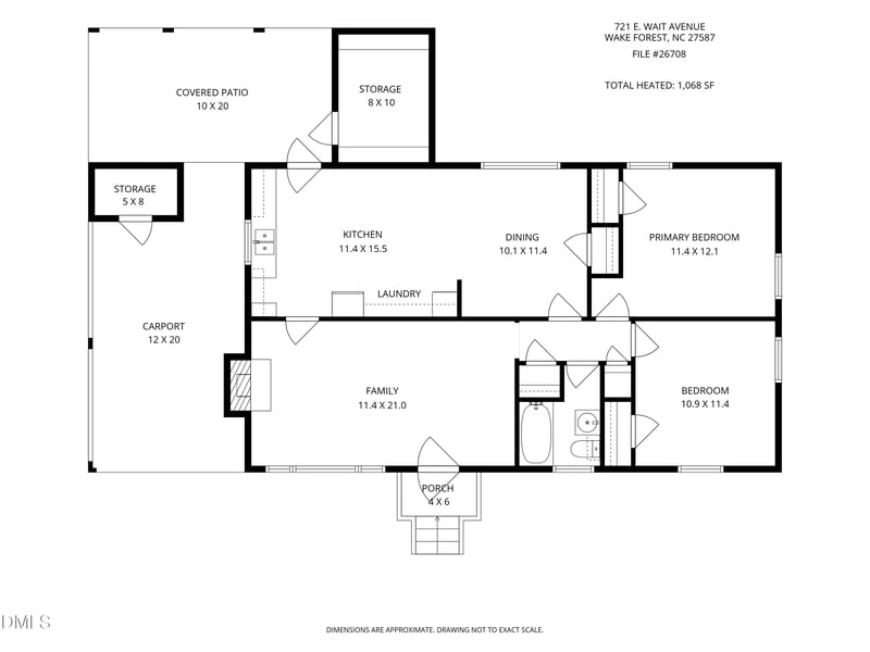 721 Wait Ave, Wake Forest, NC 27587