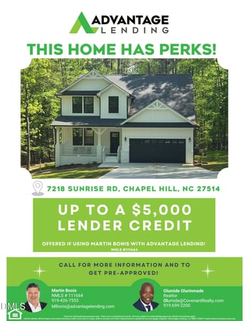 7218 Sunrise Rd, Chapel Hill, NC 27514